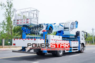 Isuzu truck mounted 45 m aerial work platform