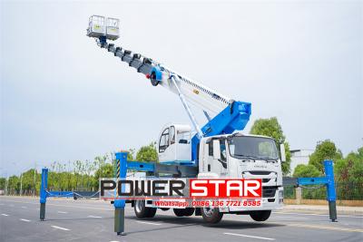 Isuzu truck mounted 45 m aerial work platform