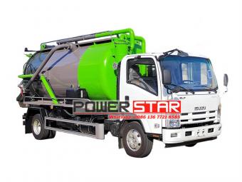 Isuzu NPR 10,000 liters gully sucker truck