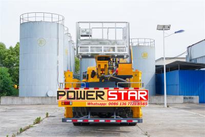 Albania Isuzu high platform truck with insulated bucket