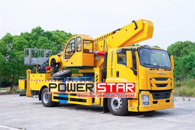 Albania Isuzu high platform truck with insulated bucket