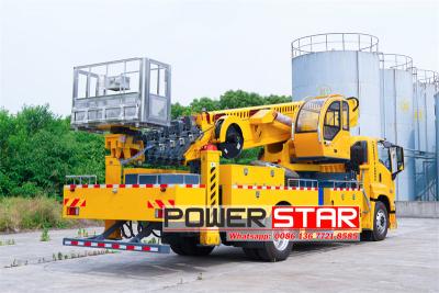 Albania Isuzu high platform truck with insulated bucket