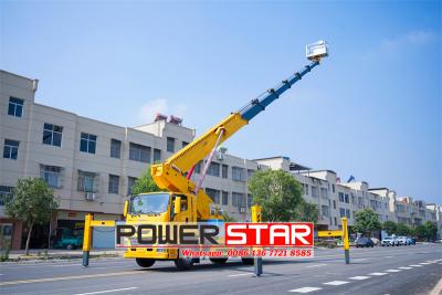 Albania Isuzu high platform truck with insulated bucket