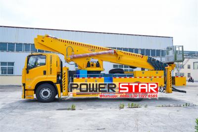 Albania Isuzu high platform truck with insulated bucket