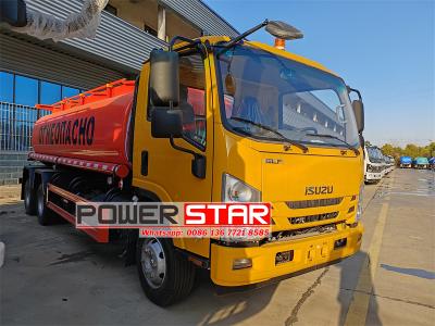 Isuzu 700P 10000 liters fuel delivery tanker truck