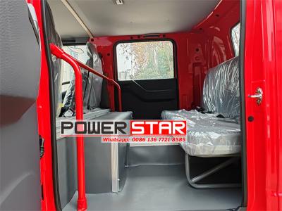 Isuzu 4x4 off road double cabin fire truck