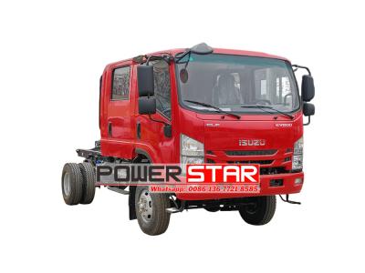 Isuzu 4x4 off road double cabin fire truck
