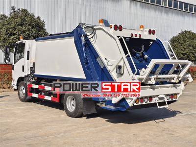 Isuzu EVM600 electric rear load compactor truck