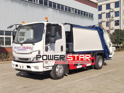Isuzu EVM600 electric rear load compactor truck