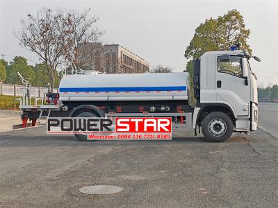 Isuzu FVR 10 cbm dust control water truck