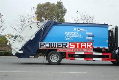 Isuzu NPR ELF automatic refuse service rear loader