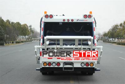 Isuzu NPR ELF automatic refuse service rear loader