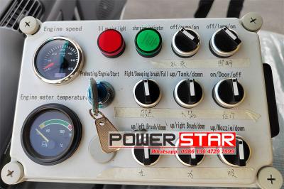 Isuzu FVR truck mounted 12 cbm road sweeper