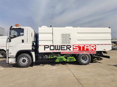 Isuzu FVR truck mounted 12 cbm road sweeper