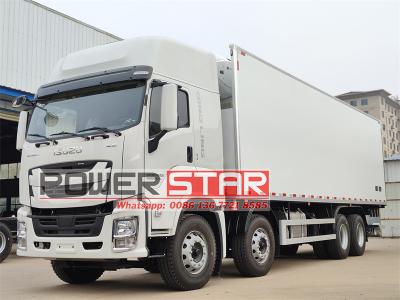 Isuzu commercial refrigerated box truck