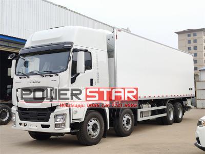 Isuzu commercial refrigerated box truck