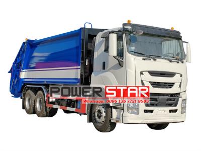 Isuzu GIGA heavy 22cbm solid waste compactor truck
