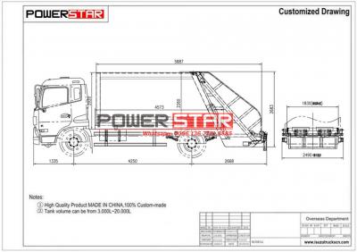 Isuzu QL1180XMFRY FVR 6HK1 engine Refuse Garbage Compactor Truck