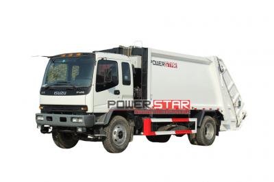 Isuzu QL1180XMFRY FVR 6HK1 engine Refuse Garbage Compactor Truck