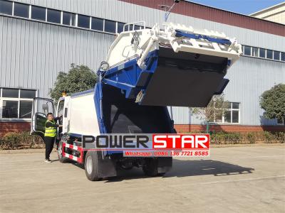 ISUZU 6CBM electric garbage compactor truck for sale