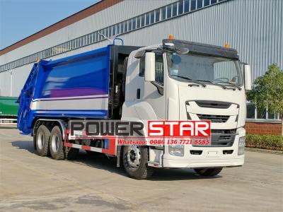 Isuzu GIGA heavy 22cbm solid waste compactor truck