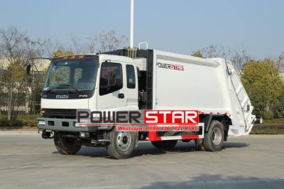 Isuzu QL1180XMFRY FVR 6HK1 engine Refuse Garbage Compactor Truck
