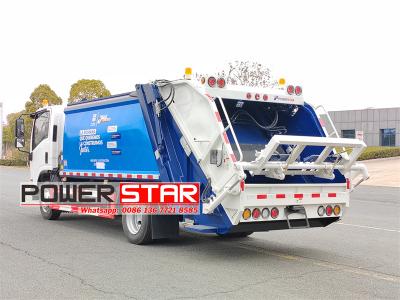 Isuzu NPR republic service rear loader