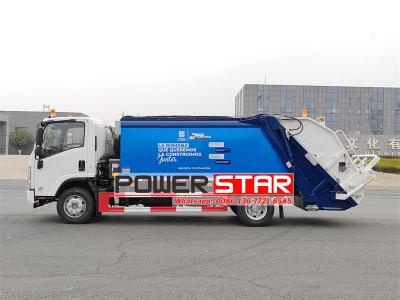 Isuzu NPR republic service rear loader