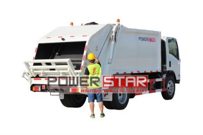 Isuzu 10 cbm garbage compactor truck
