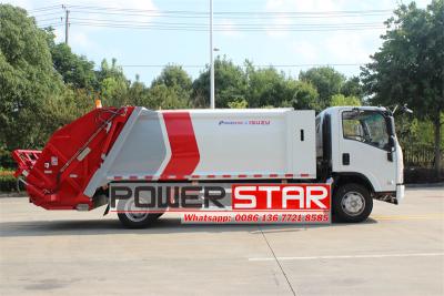 Isuzu NPR 10yard solid waste compactor vehicle