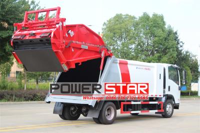 Isuzu NPR 10yard solid waste compactor vehicle