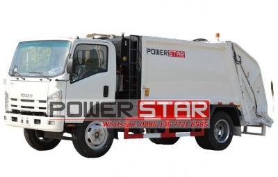 Isuzu 10 cbm garbage compactor truck