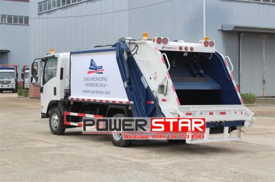 ISUZU 6CBM rear loader compactor truck