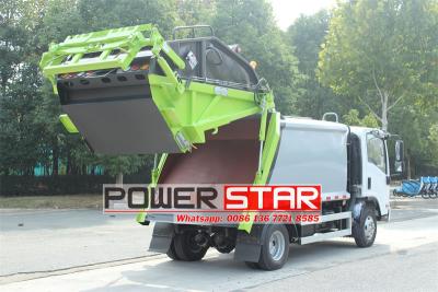Year 2025 new Isuzu NPR 6cbm solid waste compactor truck