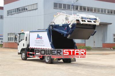 ISUZU 6CBM rear loader compactor truck