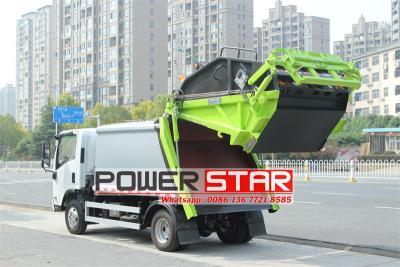 Year 2025 new Isuzu NPR 6cbm solid waste compactor truck