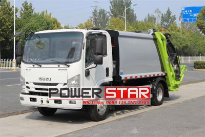 Year 2025 new Isuzu NPR 6cbm solid waste compactor truck