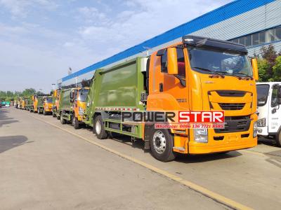ISUZU GIGA chassis 6HK1 Garbage Compactor 16 CBM