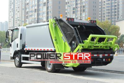 Year 2025 new Isuzu NPR 6cbm solid waste compactor truck