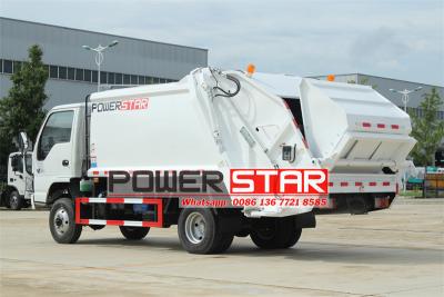 Isuzu NKR 5cbm solid waste garbage compactor truck
