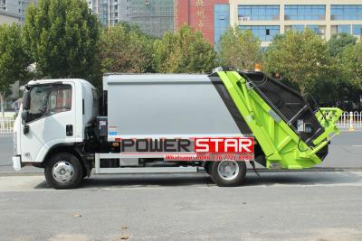 6cbm trash compactor truck by Isuzu KV100 chassis