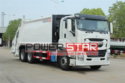 Isuzu 20 cbm rear lift compactor truck