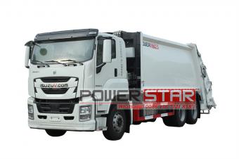 Isuzu 20 cbm rear lift compactor truck