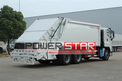 Isuzu 20 cbm rear lift compactor truck