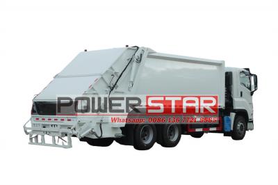 Isuzu 20 cbm rear lift compactor truck