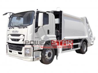 Isuzu GIGA 4X FTR 10cbm back loader garbage compactor truck