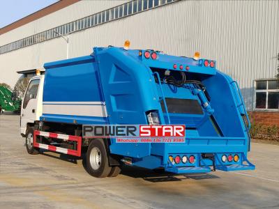 ISUZU NKR chassis trash compactor truck for sale
