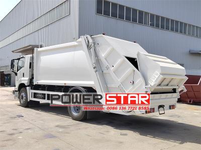 Isuzu GIGA 4X FTR 10cbm back loader garbage compactor truck