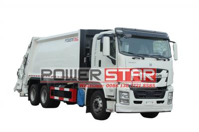 Isuzu 20 cbm rear lift compactor truck