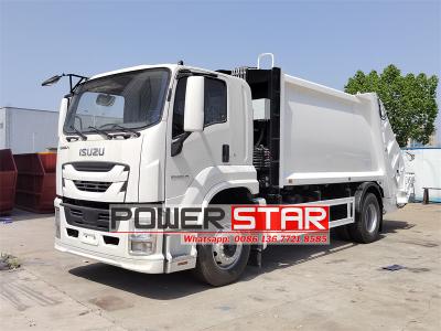 Isuzu GIGA 4X FTR 10cbm back loader garbage compactor truck